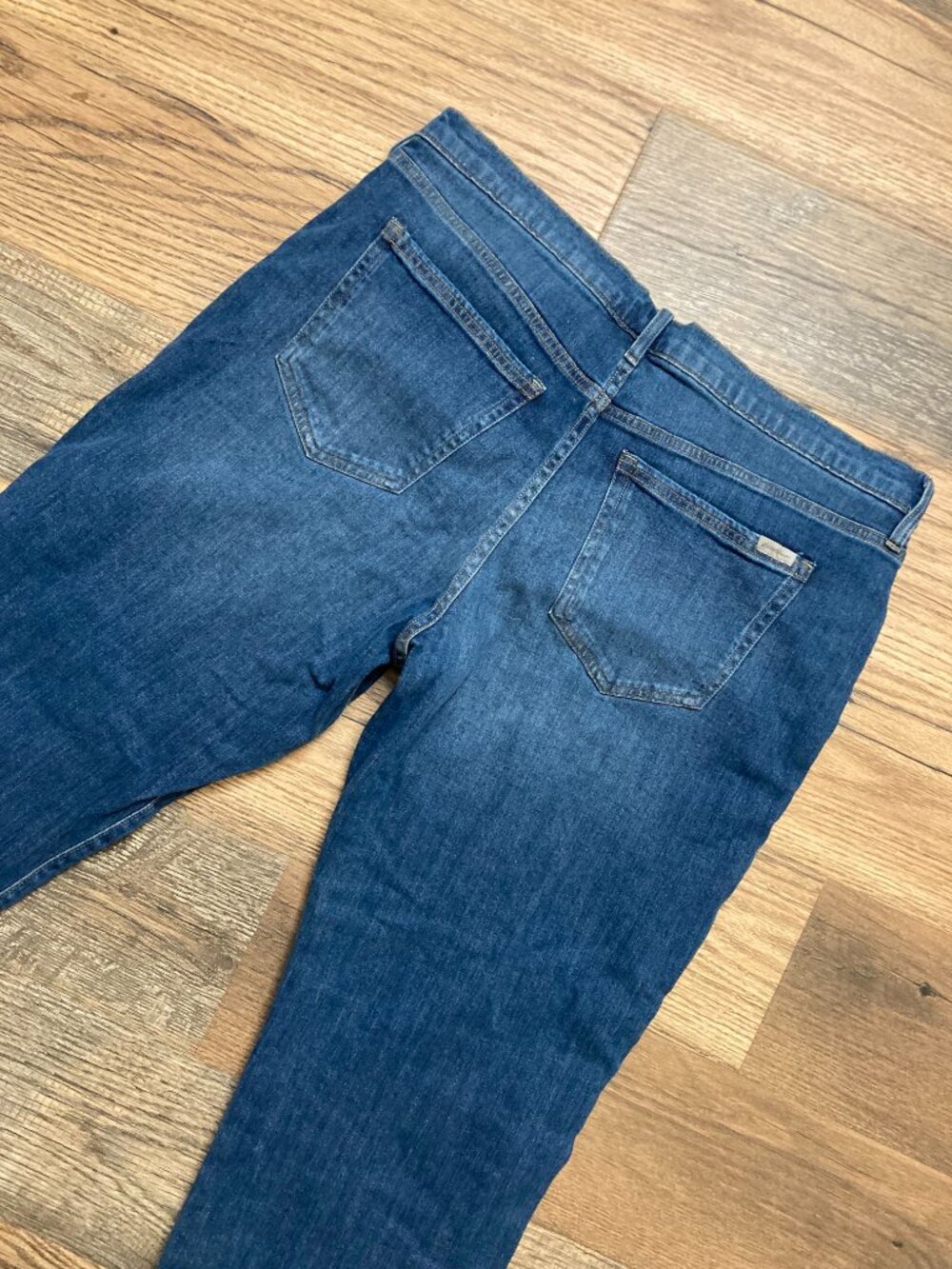 Eddie Bauer Boyfriend Jeans Womens 12 (actual 37x31) Blue Denim - Picture 5 of 6